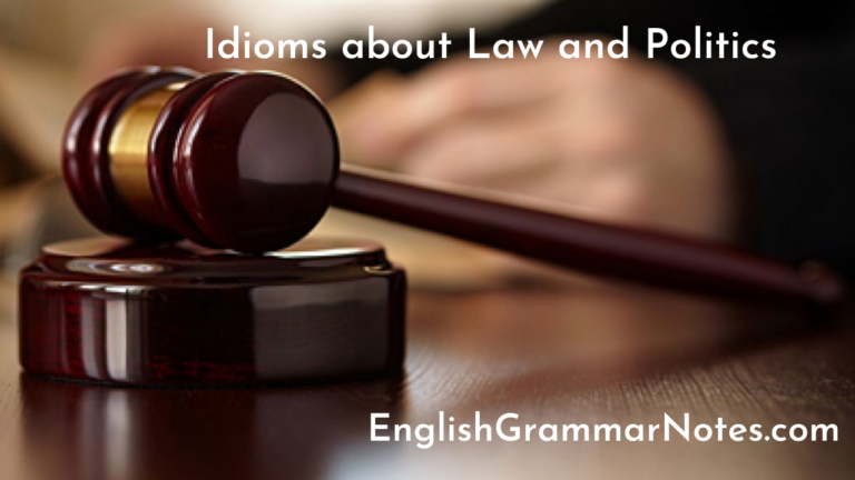 Idioms-about-Law-and-Politics