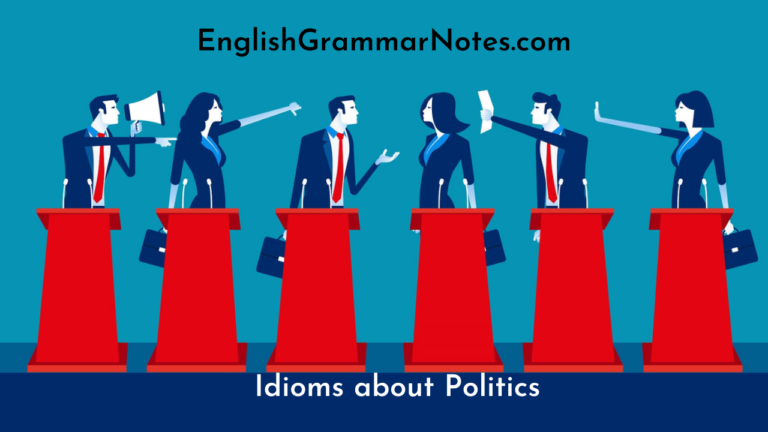 Idioms about Politics