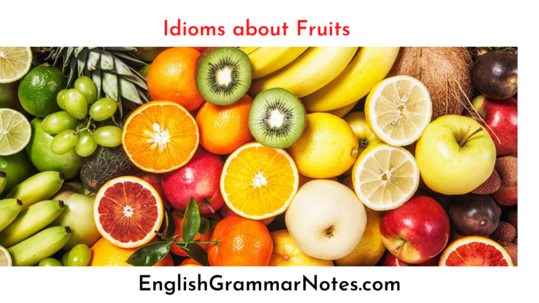 List of Idioms about Fruits