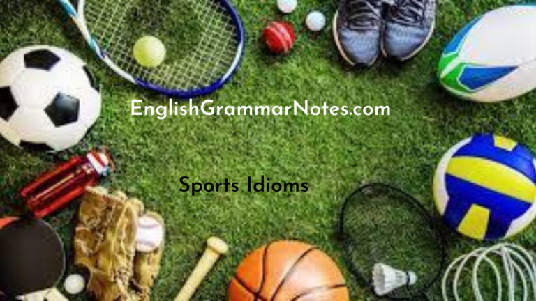 Sport Idioms