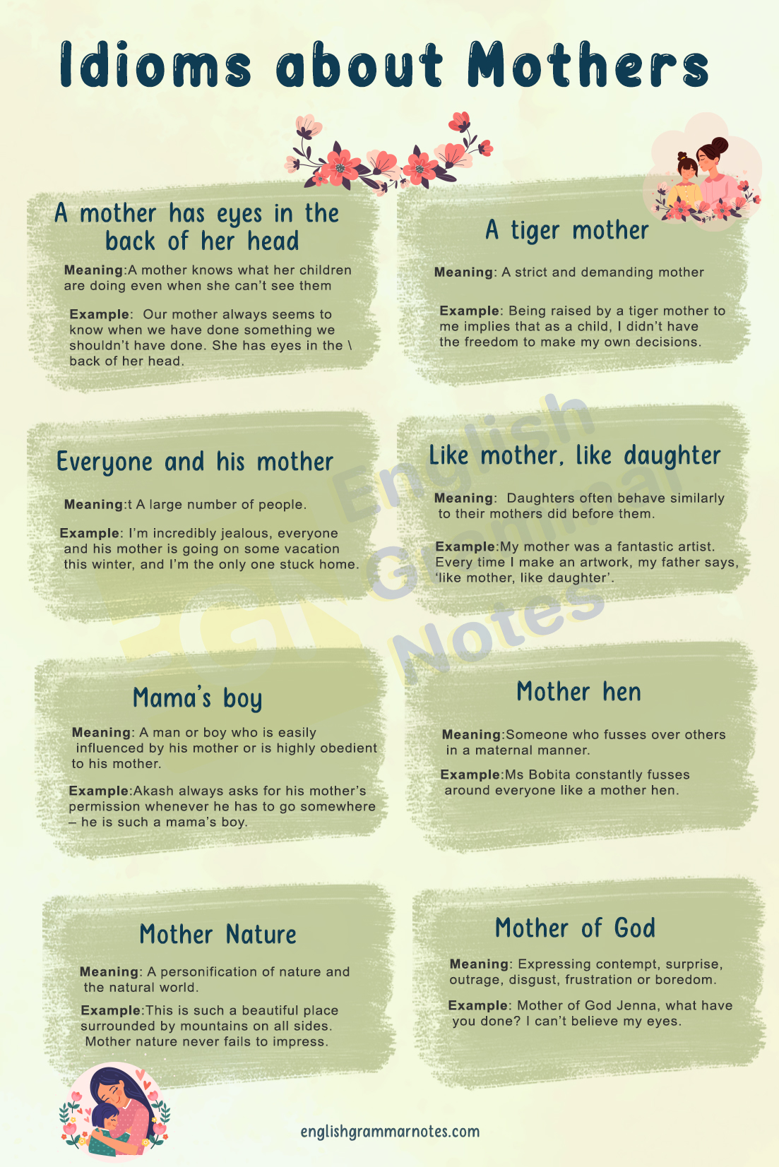 Idioms about Mothers 1