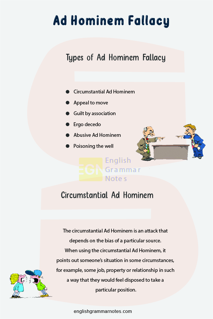 Ad Hominem Fallacy Examples 1