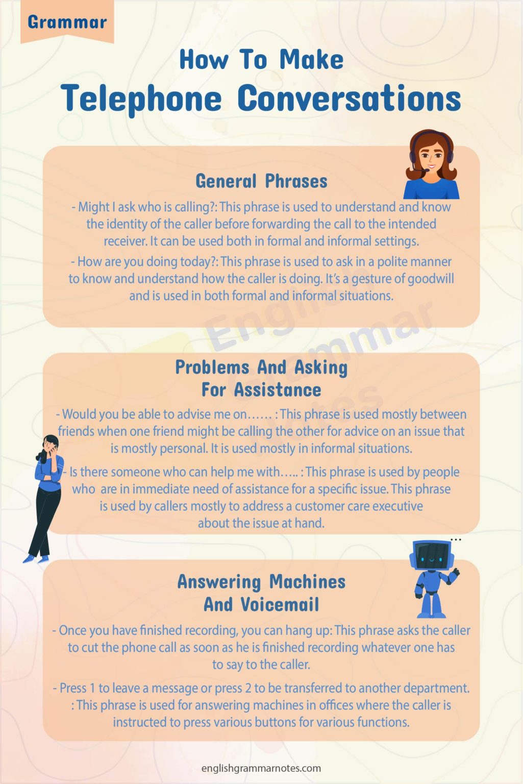English Phrases for Phone Conversations | Examples and How To Make ...