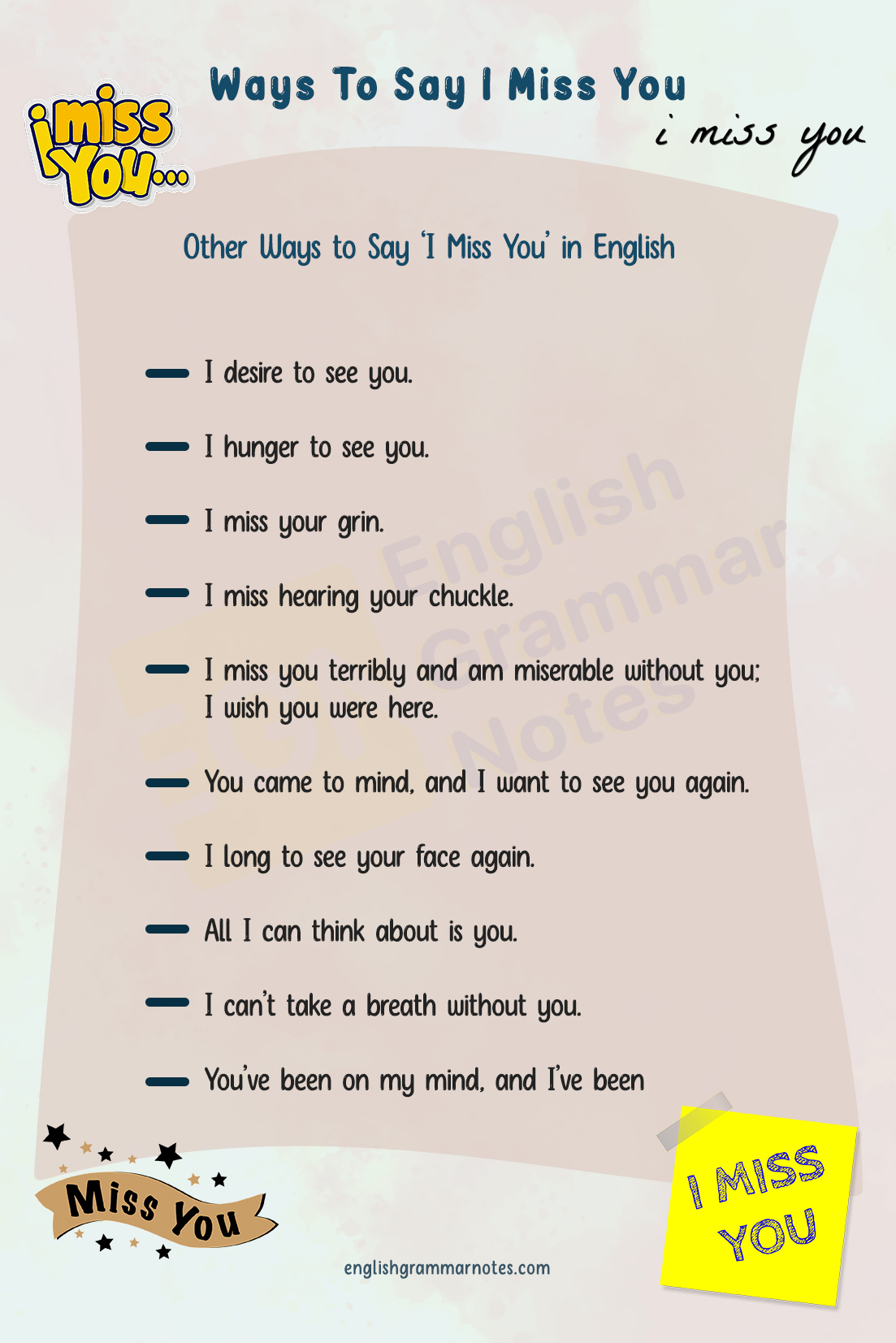 Ways To Say I Miss You 1