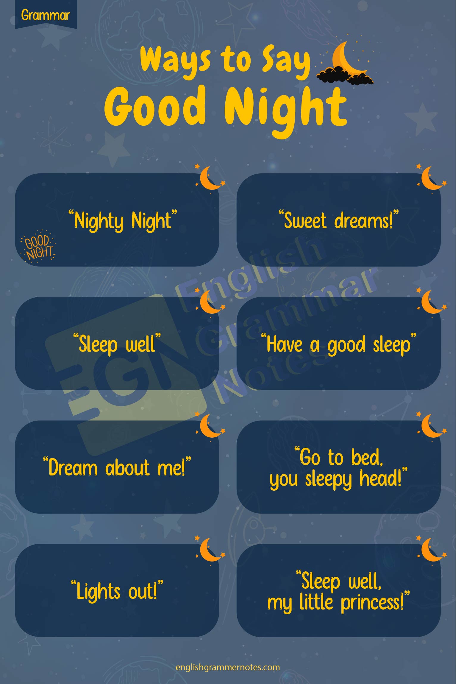 Ways to Say Good Night 1