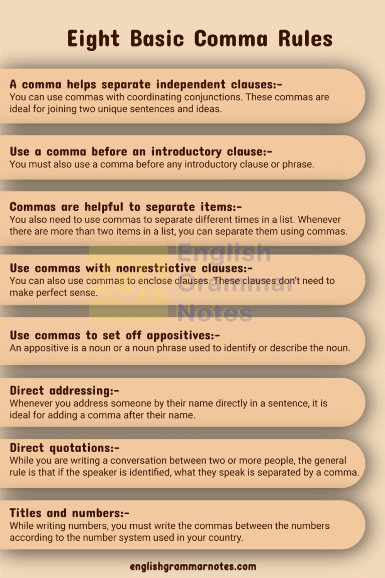 Comma before because when to use a comma before because english