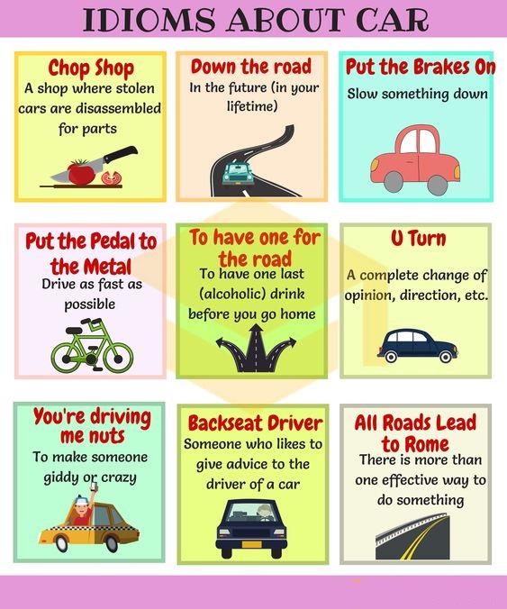 idioms about cars