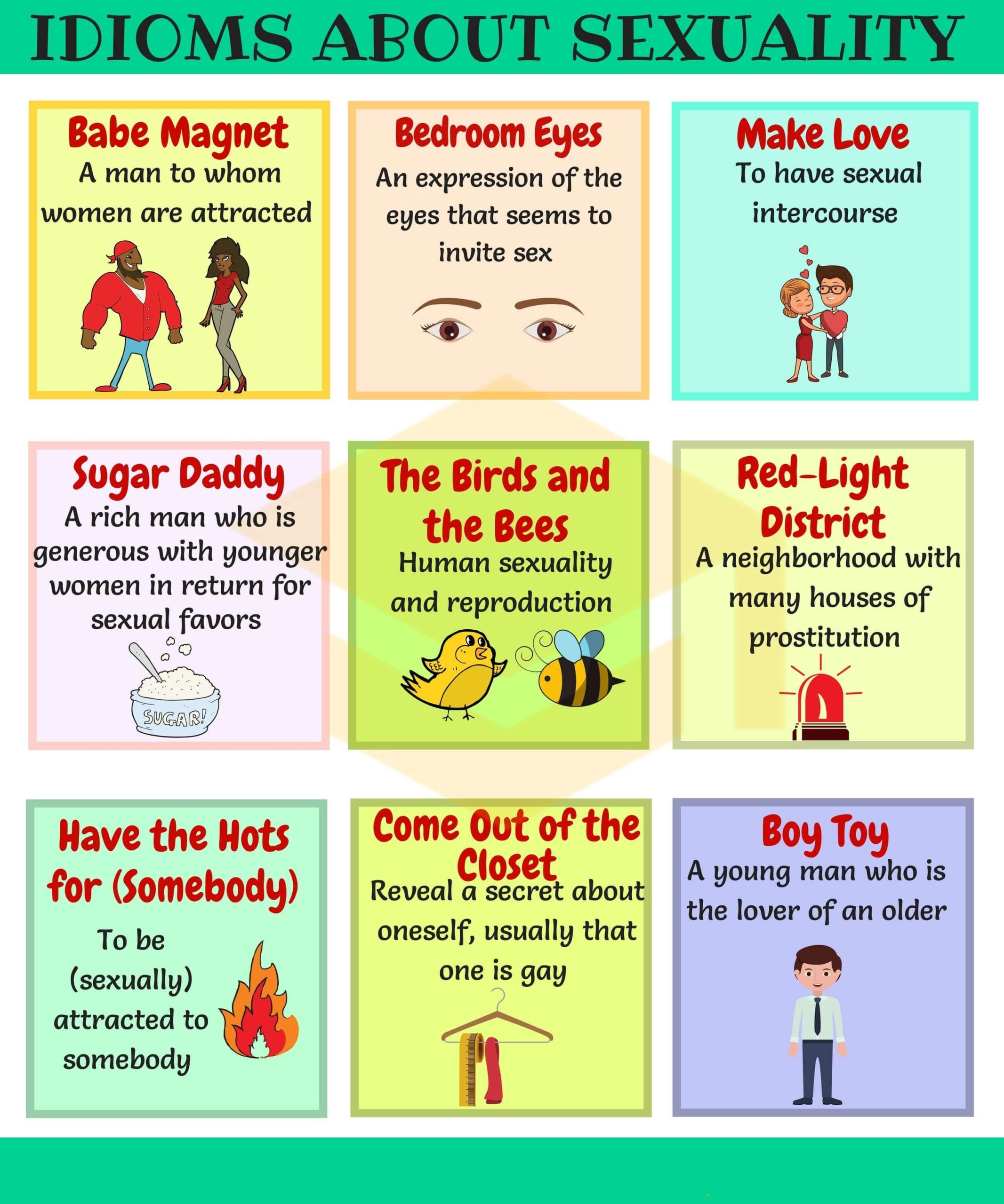 idioms about sex