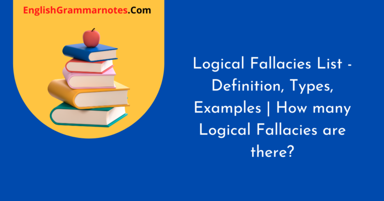 Logical Fallacies