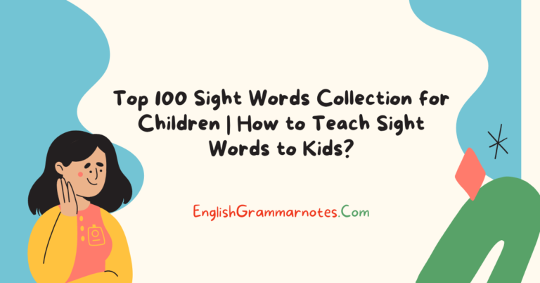 Sight Words