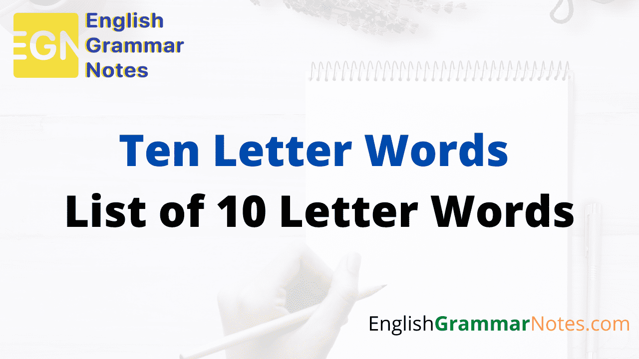 10 Letter Words