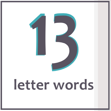 13 letter words