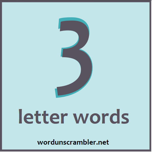 3 letters words