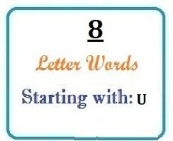 8 letter words with u and i