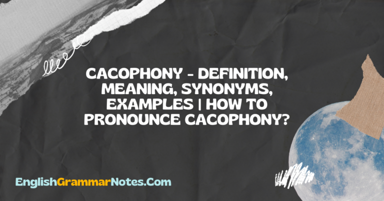 Cacophony