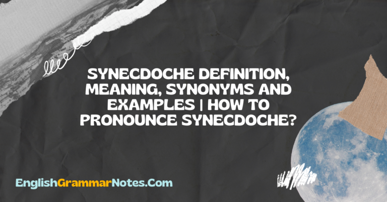 Synecdoche