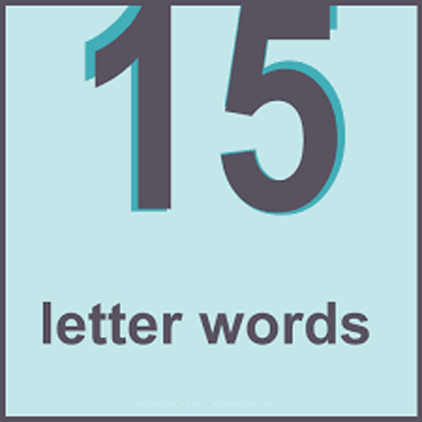 easy 15 letter words