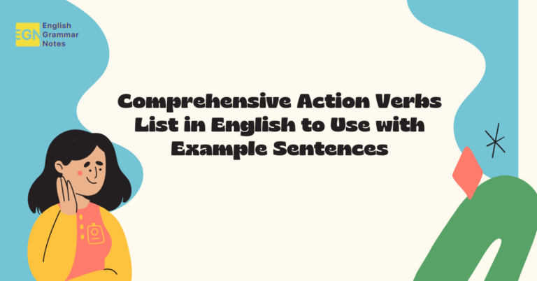 Action Verbs List