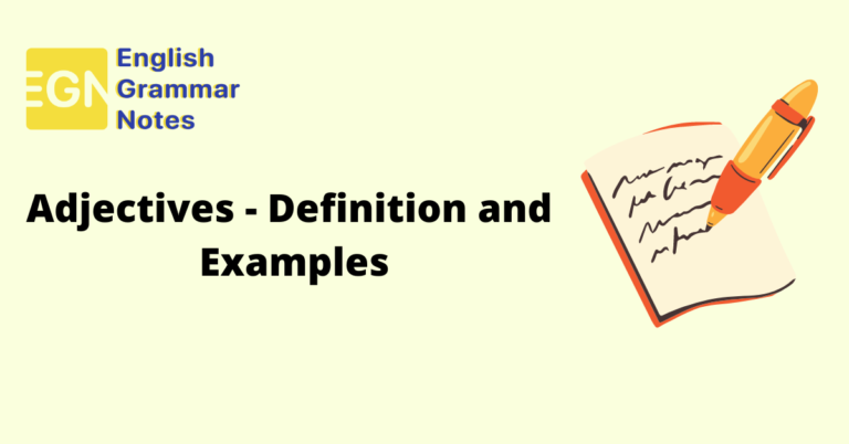 Adjectives Definition and Examples