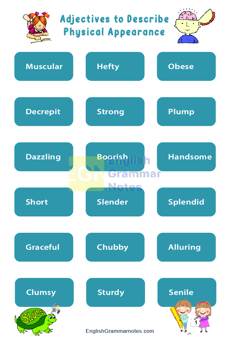 Adjectives to Describe Physical Appearance
