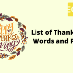 thanksgiving words