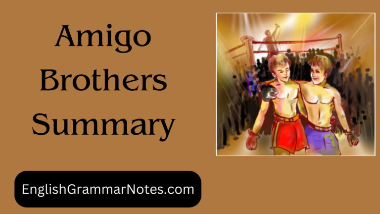 Amigo Brothers Summary