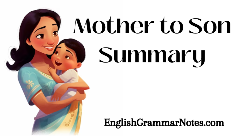 mother-to-son-summary-english-grammar-notes